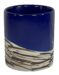 Bodie Island™ Candle Tumbler - Blue w/ Zebra Pattern